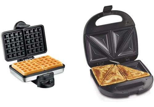 Hamilton Beach 2-slice Non-stick Belga Waffle Maker & Sandwi