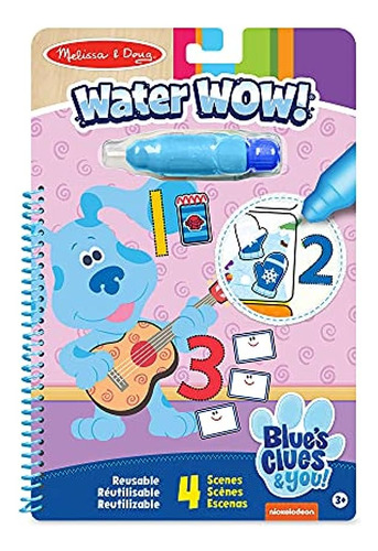 Libro Colorear Con Agua Pistas De Blue Melissa & Doug ;o