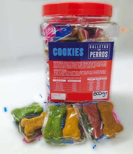 Nutrello Cookies Perro Bombonera X 800gr + Envío