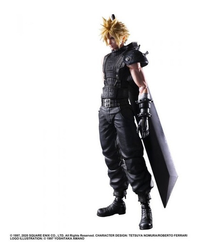 Imagen 1 de 6 de Cloud Strife Final Fantasy Vii Remake Play Arts Kai