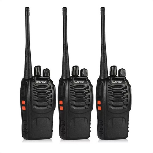 Kit X 3 Handy Vox Manos Libres Walkie Handies Luz Aire Libre