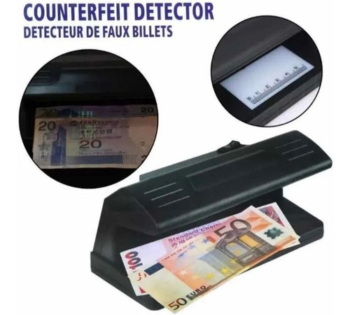 Imagen 4 de 6 de Maquina Detector De Billetes Falsos Luz Uv 4w 220v Portátil