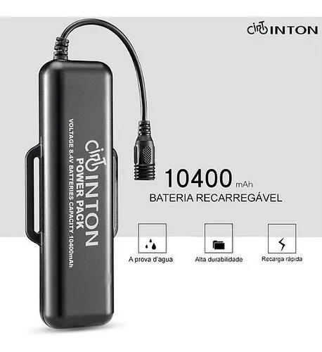 Bateria Extra Farol Bike 8,4v Pack 6x18650 28800 Mah Jws