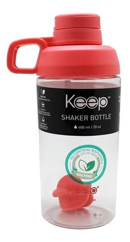 Botella Keep Shaker 600 Ml Batidos / Qtq