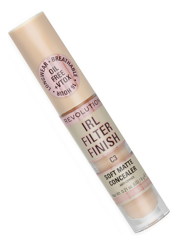 Corrector Líquido Irl Finish Matte Revolution Waterproof 6g