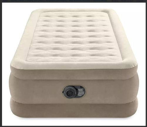 Colchon Cama Inflable Electrico 1 Plaza Inflador Recargable