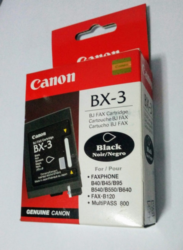 Cinta Para Impresora Canon Bx-3 Nuevo Sellado.... Vencido