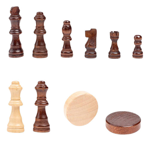 . Juego De Ajedrez De Madera, Juegos Educativos, Regalo De