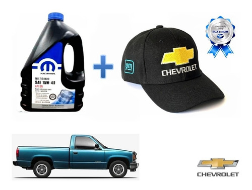 Garrafa Aceite Mopar + Gorra Chevrolet Silverado 1994 A 1998