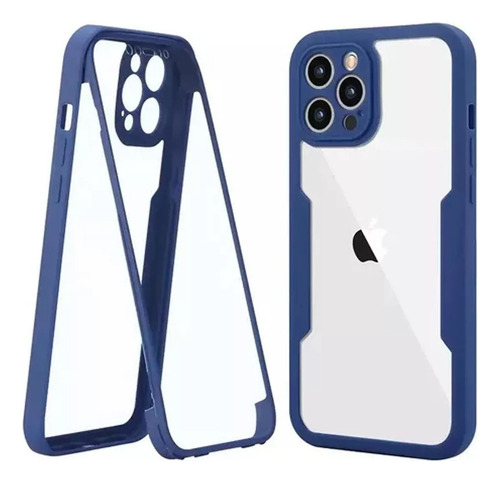 Funda Para iPhone Proteccion Total 360° Grados Semiflexible