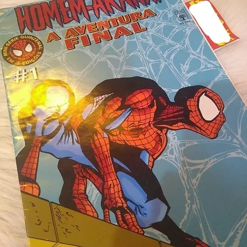 HQ Homem Aranha A Aventura Final Mini Série em 4 Edições