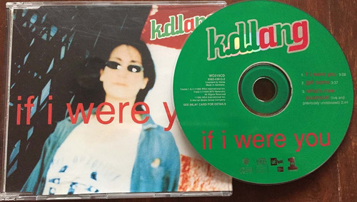 K D Lang If I Were You Cd Single Wb Europa Incl. B Sides Etc
