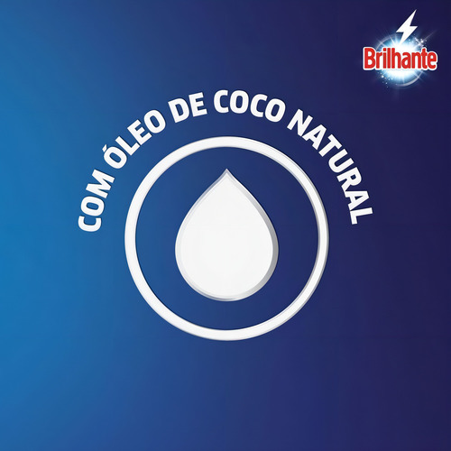 Sabão em pó Brilhante Delicadeza Total Roupas coco antibacterial pacote 1.6 kg