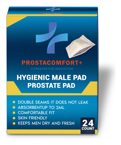 Prostacomfort + Almohadilla Higienica Masculina  24 Protect