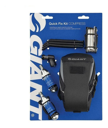 Kit Reparación Bicicleta Giant Quick Fix Combo Inflador Co2