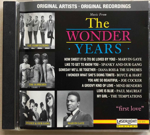The Wonder Years Cd Music From First Love Varios