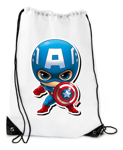 Capitan America Tula Sport, Deportiva, Bolso, Mochila X