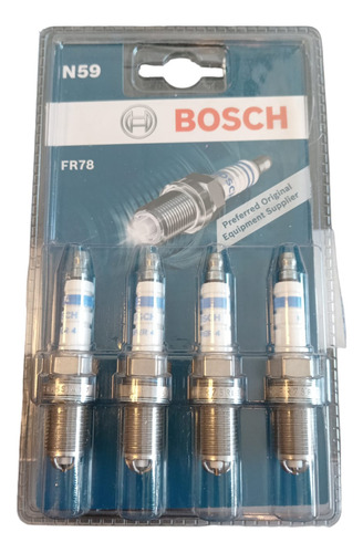 Bujias X4 Bosch Fr78 Orig Dodge Dakota 3.9 Sport 1993/2001