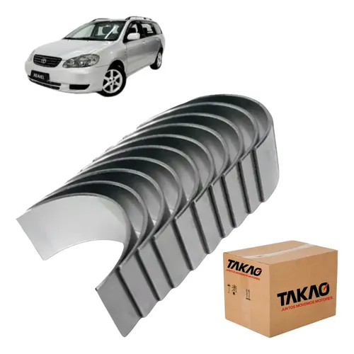 meico*.。♡　0916 Bronzina De Biela 0,75mm Toyota Corolla Fielder 1.8 16v 1zz