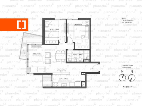 Venta De Apartamento Obra Construcción 2 Dormitorios En Centro, Nostrum Bay Unidad 2105