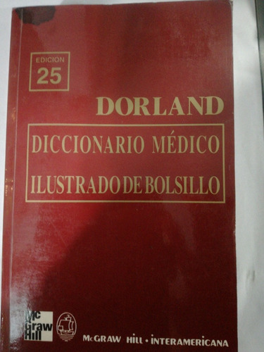 Dorland Diccionario Medico Ilustrado De Bolsillo Mc Gran Hil