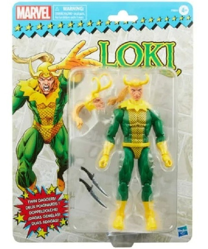 Figura Loki Marvel Legends Retro Avengers 