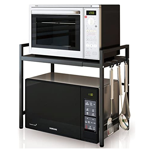 Anryagf Microondas Oven Rack Ajustable Tostador Oven Soporte