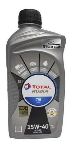 Óleo Lubrificante Total Rubia Tir 7400 15w40 Ci4 Diesel 1 L