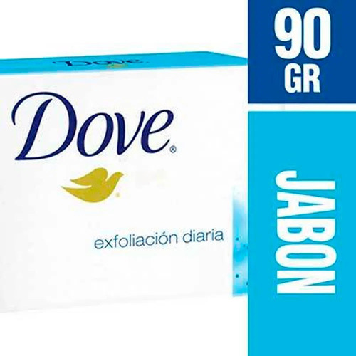 Jabon Dove Corporal Beauty Exfoliacion Suave Diaria 90gr 