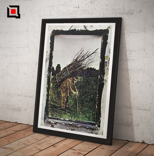 Cuadro Led Zeppelin Iv Lamina Cuadro Poster Vintage 2