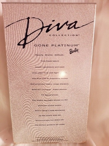 Barbie Diva Gone Platinum Año 2001 (Usado)