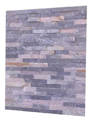 Piedra Natural Placa 60x15cm Laja Mix Gris-blanco X Caja