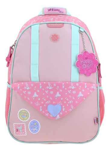 Mochila Happy Girl Uli Primaria Backpack Hg70693-p Color Rosa Chenson