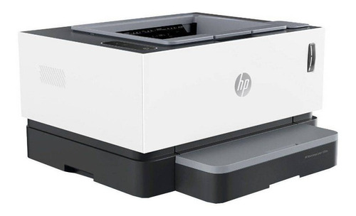 Impresora HP Neverstop 1000A 110V/240V blanca y gris