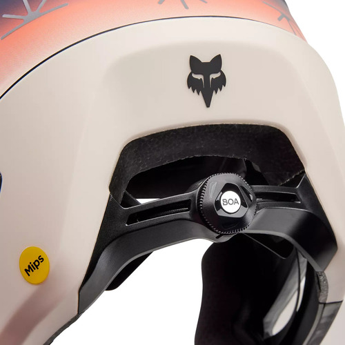 Casco Fox Dropframe Le Zebra Enduro Trail Bicicleta All Mountain Color Azul Lunar Talla L 59-63cm