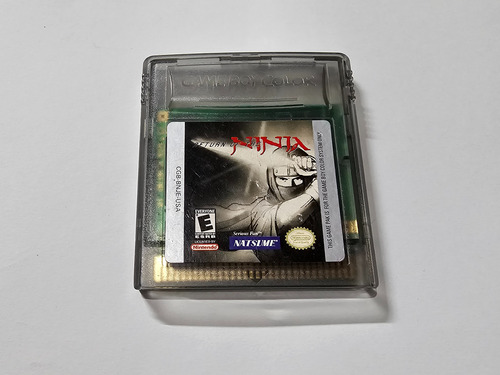 Return Of The Ninja Original Gameboy Color Oldiesgames