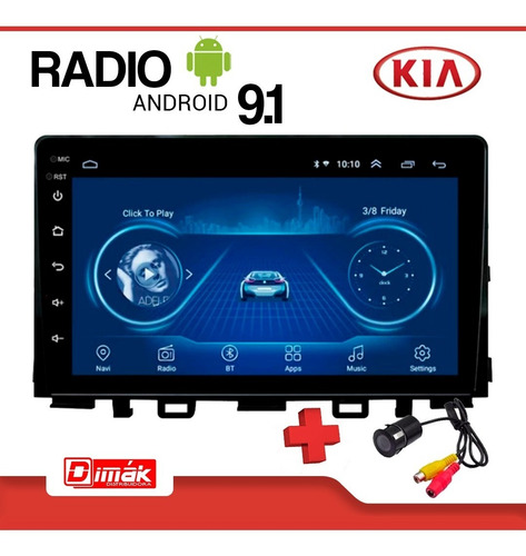 Radio Android Kia Rio 2018/2020 Gps Wifi Usb+ Camara!!