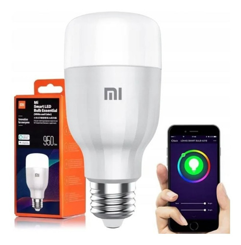 Lâmpada Inteligente Mi Smart Led Bulb Essential Wifi 9w Nova