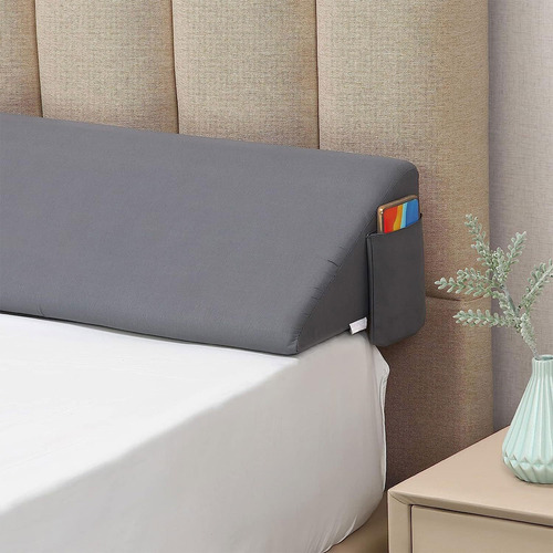 Almohada W Bedhead Slope, Relleno De Cabecera, Extraíble, La