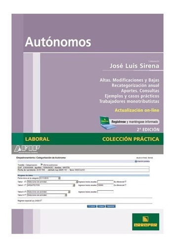 Libro Autonomos 2° Edicion - Jose Luis Sirena