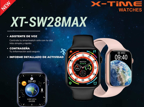 Imagen 2 de 5 de Smartwatch Reloj Inteligente X-time W28 Para iPhone Android
