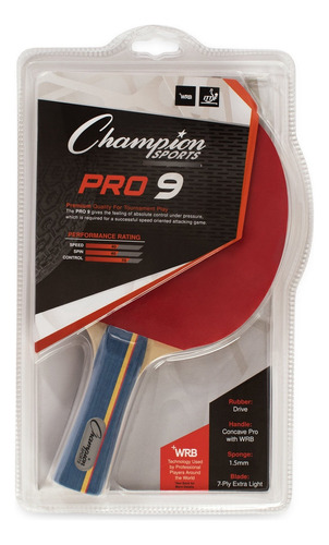 Champion Sports Pro Seriespaleta Ping Pong Goma Para Cara