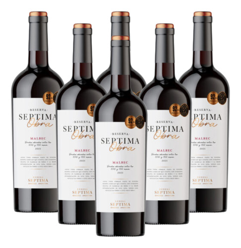 Septima Obra Malbec Caja 6 X 750ml