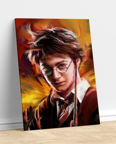 Cuadro Harry Potter Arte Lienzo Decoracion Pieza Enmarcado