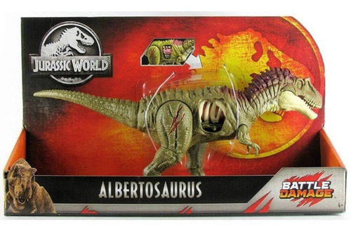 Jurassic World Albertosaurus Battle Damaged Gcx77
