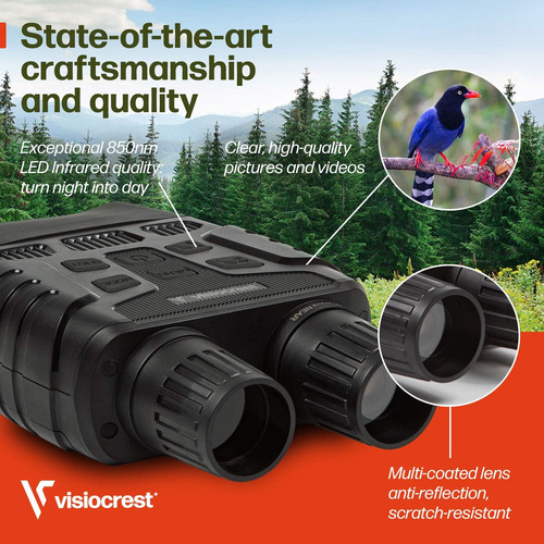 Gafas De Visión Nocturna Infrarroja Para Caza, Detección Y V