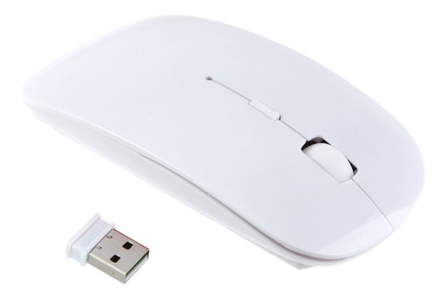 Mouse Ratón Óptico Inalámbrico 1600 Dpi + Receptor Usb 2.4g