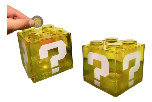 Alcancia Cubo Magico Mario Bros Hucha Para Ahorro Piggy Bank