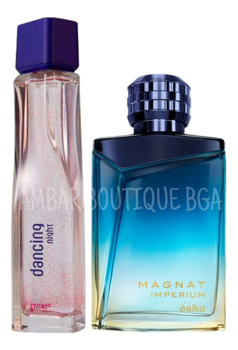 Set Perfumes Magnat Imperium Men + Dancing Night Mujer Esika