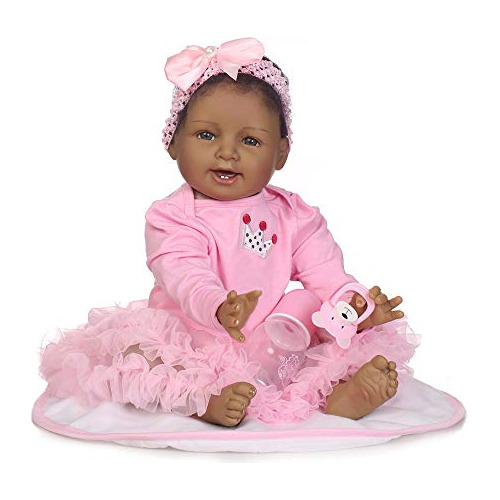 Cero Pam Biracial Reborn Baby Doll Lifelike Black African Am